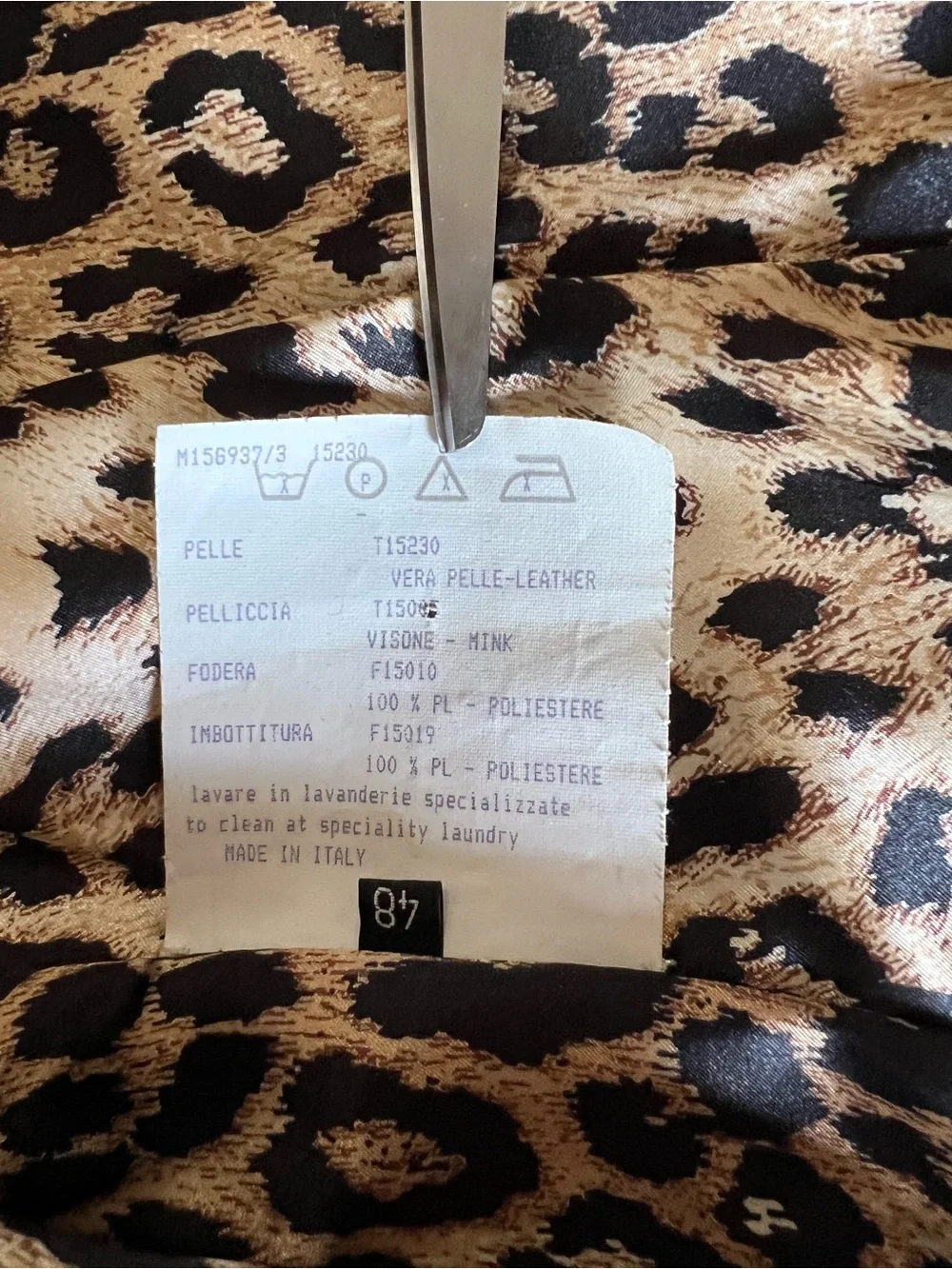 Benedetta Novi Leather Jacket size 48 (M/L) Excellent condition - Picture 9 of 16